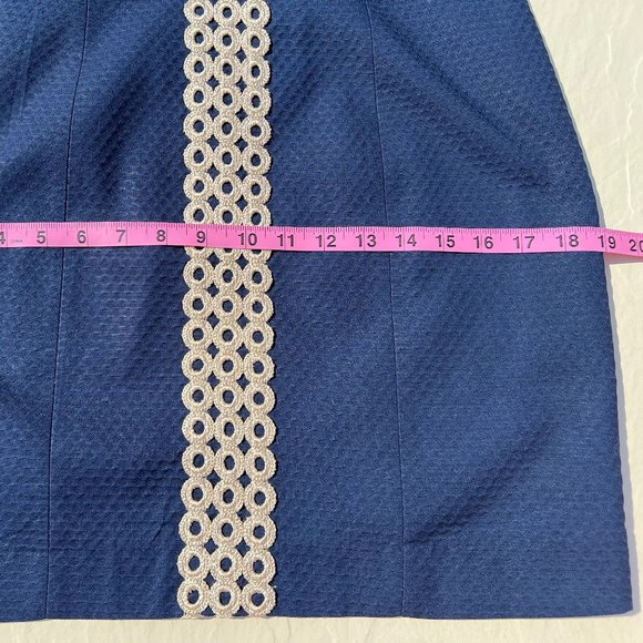 SOLD Lilly Pulitzer True Navy Sasha Shift Dress NWT Size 0 - Picture 6 of 10